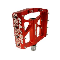 Pédales ICE RAZOR CNC Rouges
