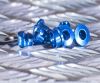 Set vis cheminée (X5) ICE R-BOLT 8,5mm Bleues