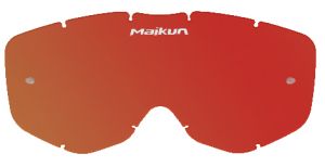 Ecran Iridium Rouge de remplacement pour masque MAIKUN ARROW