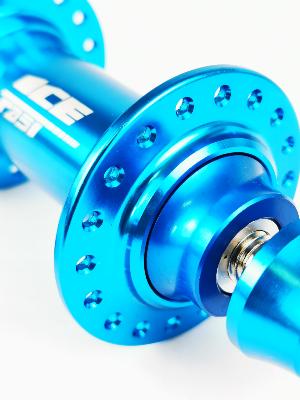 Moyeu Avant BMX ICE FAST 10mm 36 Trous Bleu   ***EXPO***