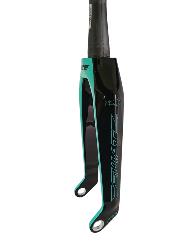 Fourche carbone ICE SWAT2,0 TAPERED20" Axe Ø 20mm, Noire / Lagoon