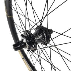 Roue arrière ICE RAPTOR 20'' Carbone Noire logo Sable - Moyeu HACKER X 10-15