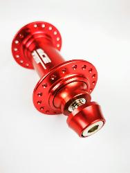 Moyeu Avant BMX ICE FAST 10/20 mm 36 Trous Rouge