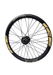 Roue Arrière ICE RAPTOR 20" Carbone Noir / Sable - Moyeu ICE HACKER Disque