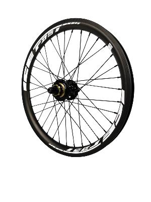 Roue Arrière ICE TR27 20" Carbone + Moyeu ICE HACKER Disque