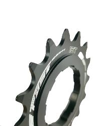 Pignon BMX ICE SPX 3/32 Aluminium 7075 CNC 16 Dents Noir