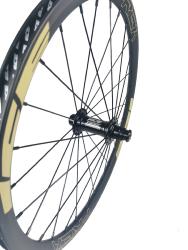 Roue Avant ICE T-REX Carbone Disc 20" x 1-3/8  + Moyeu ICE TANK Ø 20 mm 28T logo sable