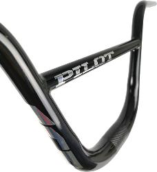 Guidon BMX Cr-mo ICE PILOT Ø31,8mm / rise 7,5 " Noir