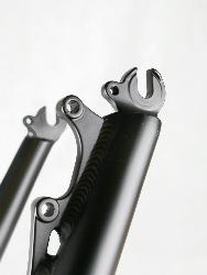 Fourche Aluminium ICE Fat Bike pivot conique 135 mm Noire