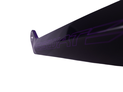 Fourche carbone ICE SWAT2.0 TAPERED 20" Axe Ø 20mm, Noire / Violet Purpy 