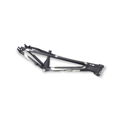 Cadre BMX  ICE F-22  Cruiser XL Noir mat et déco grise