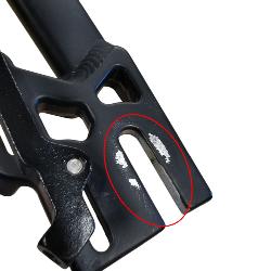 CADRE BMX  ICE F-22  Expert XL Noir mat et déco grise  ***OCCASION***