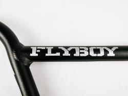 Guidon BMX Aluminium ICE FLYBOY Ø31,8mm / Rise 5,5" (140 mm) Noir