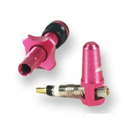 Paire de Valves ICE AIRFLOW Tubeless 44 mm Fuchsia