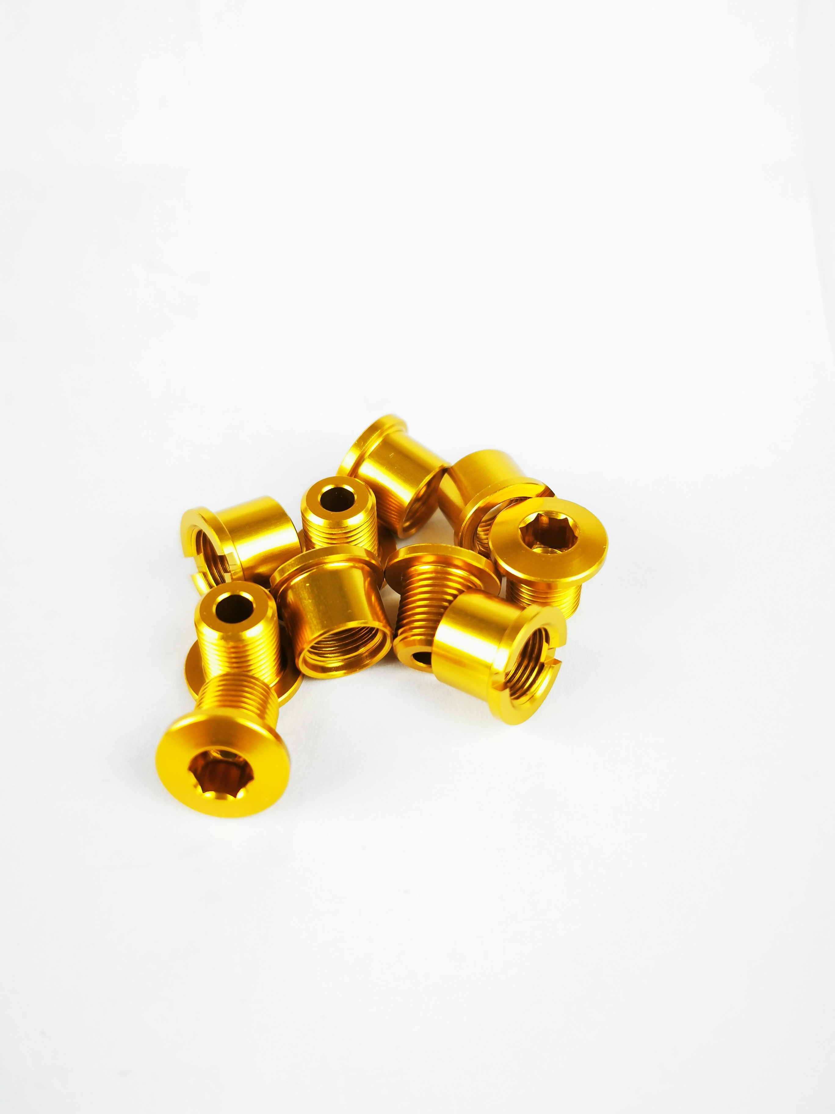 Set vis cheminée (X5) ICE R-BOLT 8,5mm Gold