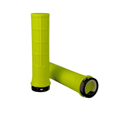 Poignées Lock-on ICE SLICE Neon Citrik / Lock Noir