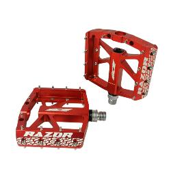 Pédales ICE RAZOR CNC Rouges