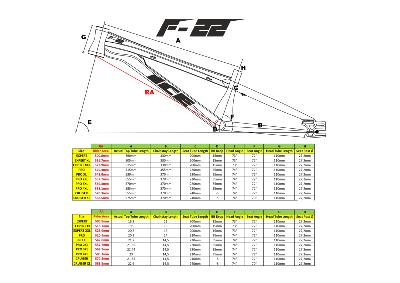 CADRE BMX  ICE F-22  PRO Noir mat et déco grise