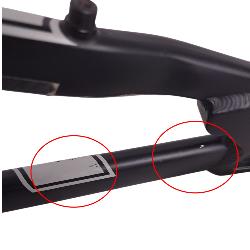 CADRE BMX  ICE F-22  Expert XL Noir mat et déco grise  ***OCCASION***