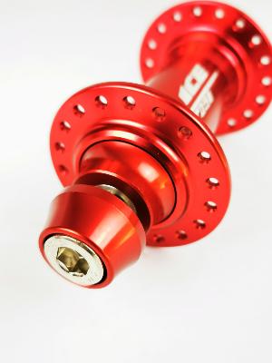 Moyeu Avant BMX ICE FAST 10mm 36 Trous Rouge   ***EXPO***