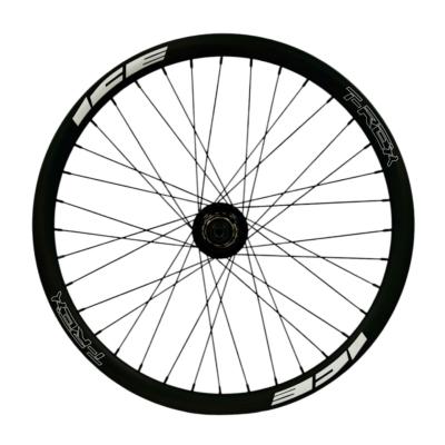 Roue Arrière ICE T-REX Carbone Disc 20" x 1-1/8 + Moyeu ICE HACKER X 10-15 mm Disque logo blanc