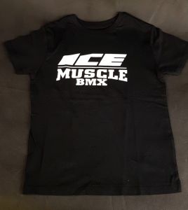 T-Shirt Manches courtes ICE NOIR Logo "MUSCLE" Blanc (5-6 ANS)