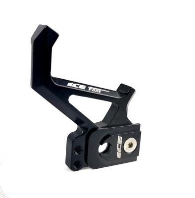 Adaptateur de frein à disque BMX ICE FAST Ø10mm + PLAQUE 10/20 CNC NOIR