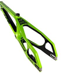 Cadre BMX carbone ICE RAPTOR CITRIK RS Lime / Noir PRO XL