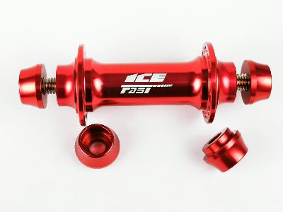 Moyeu Avant BMX ICE FAST Expert 32 Trous Rouge