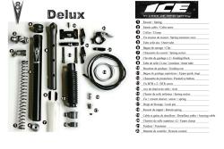 Tige de selle télescopique ICE V8 DELUX 31,6mm
