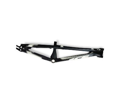 CADRE BMX  ICE F-22  PRO 2XL Noir mat et déco grise