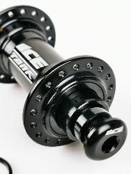 Moyeu Avant BMX ICE TANK Ø 20mm 36 Trous Noir (+ AXE 20mm / 114 mm + 3 SPACERS)