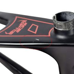 Kit cadre BMX carbone ICE RAPTOR Pro 3XL + fourche ICE SWAT  **OCCASION **