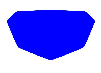 Fond de plaque frontal MAIKUN 3D mini bleu