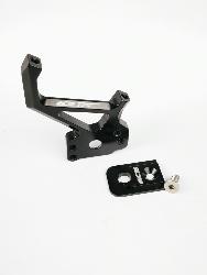 Adaptateur de frein à disque BMX ICE FAST Ø10mm + PLAQUE 10/20 CNC NOIR