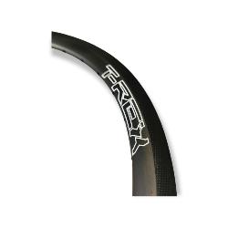 Cercle ICE T-REX  Carbone  20 x 1-3/8 28 trous (ERD 420) logo blanc (V-brake)