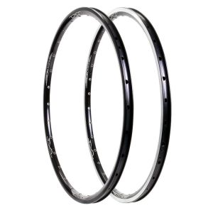 Cercle HALO JX-2 20X 1-1/8" 32 Trous Noir + bande de freinage CNC (ERD 425mm)