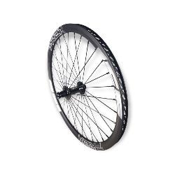 Roue Avant ICE T-REX Carbone Disc 20" x 1-1/8  + Moyeu ICE TANK Ø 20 mm logo blanc 