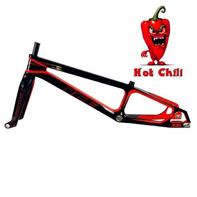 Kit cadre BMX carbone ICE RAPTOR + fourche Swat Hot Chili Pro XL