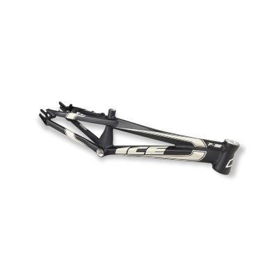 CADRE BMX  ICE F-22  Expert XL Noir mat et déco grise