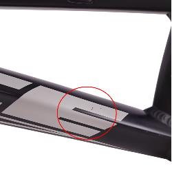 CADRE BMX  ICE F-22  Expert XL Noir mat et déco grise  ***OCCASION***