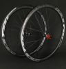 Paire de roues ICE SATURN Route 38 mm disk 12 x 100 mm / 12 x142mm SHIMANO moyeux YUNIPER Noire