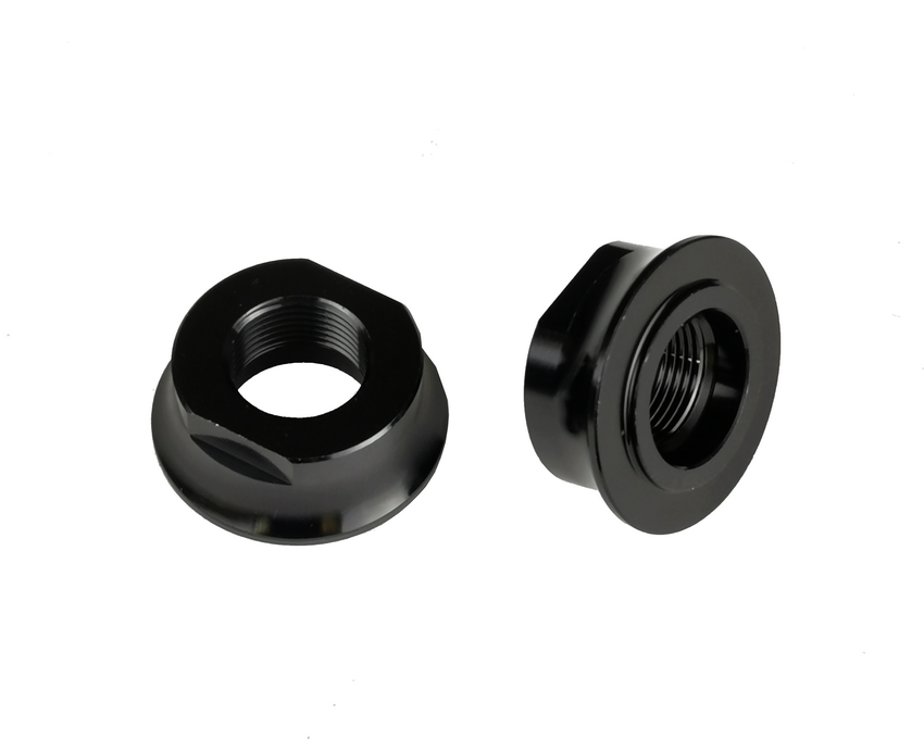 Coupelles de moyeu ICE TANK Ø 10mm vissées ( X2) Noires