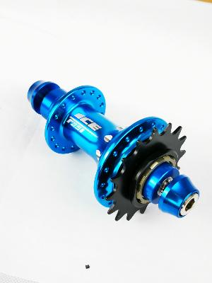 Moyeu arrière BMX ICE FAST 32 Trous Bleu