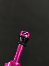 Paire de Valves ICE AIRFLOW Tubeless 44 mm Fuchsia