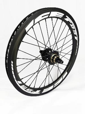 Roue Arrière ICE 38 20''Carbone + Moyeu ICE HACKER Disque