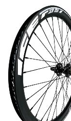 Roue Arrière ICE RAFALE 24"X Carbone disque + Moyeu ICE HACKER X Disc 36T 15/10 mm