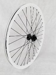 Roue Avant HALO T2 26" Blanche Ø 15 x 100 mm