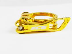 Collier de selle rapide ICE CLAMP Ø 31,8mm  Gold