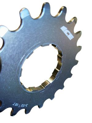 Pignon BMX ICE 3/32 Aluminium 7075 CNC Polish 18 Dents  *** EXPO***